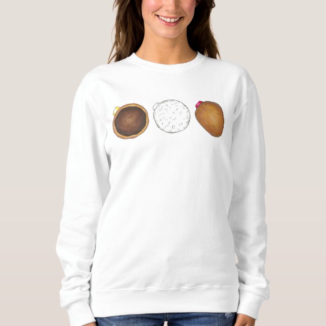 Boston Cream Filled Jelly Doughnut Doughnuts Sweat Sweatshirt (Front)
