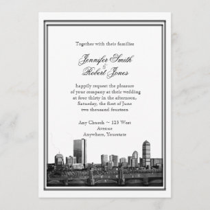 Boston Destination Wedding Invitation