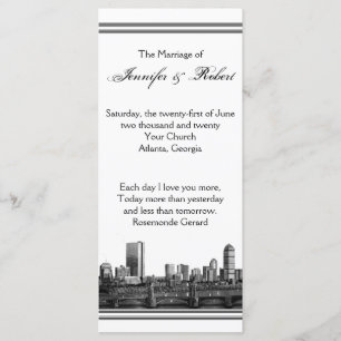 Boston Destination Wedding Program Programme