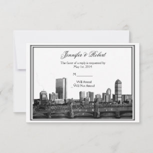 Boston Destination Wedding Response Card