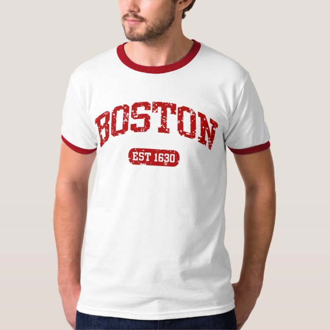 Boston Est 1630 T-Shirt (Front)