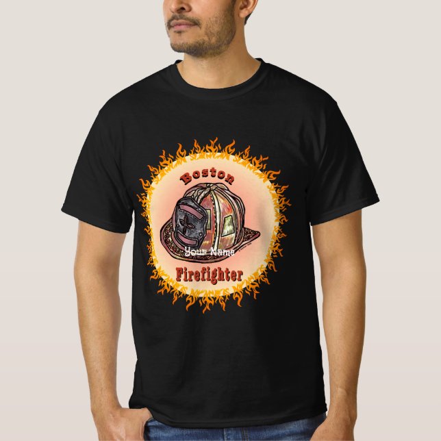 Boston Firefighter T-Shirt (Front)