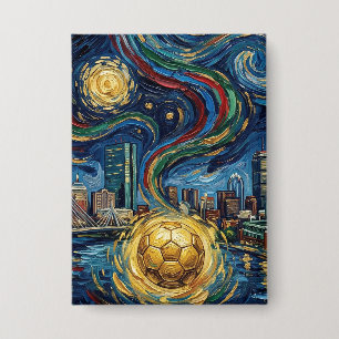 Boston Football Art 2026 Skyline Stadium Design