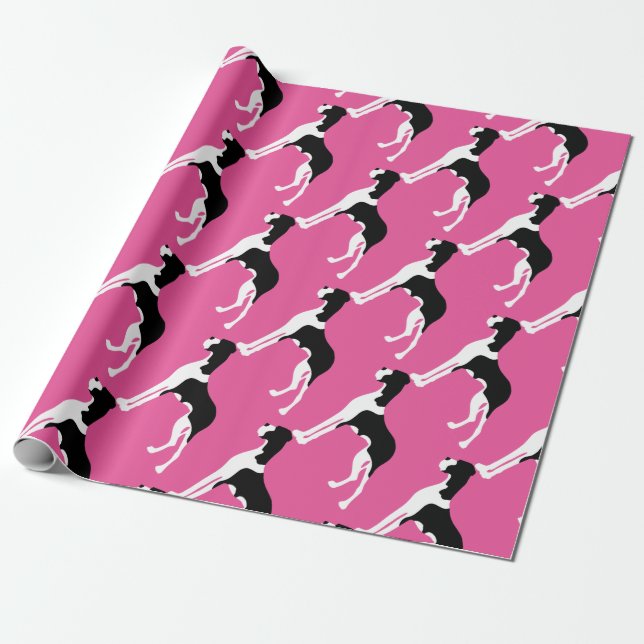 Boston Great Dane Wrapping Paper (Unrolled)