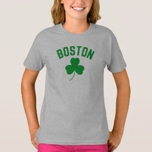 Boston Green Lucky Shamrock   T-Shirt