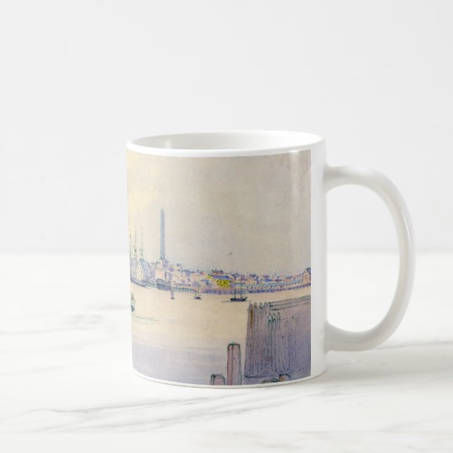 Boston Harbour 1846 Coffee Mug (Right)