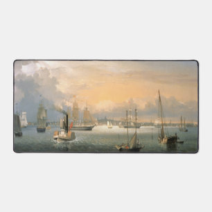 Boston Harbour 1854 Desk Mat