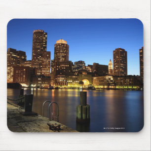 Boston Harbour and skyline.  Boston is one of the  Mouse Pad
