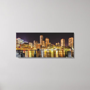 Boston Harbour Canvas Print