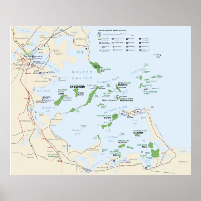 Boston Harbour Islands National Recreation Area Poster (Front)