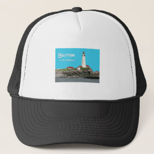 Boston Harbour Lighthouse Trucker Hat
