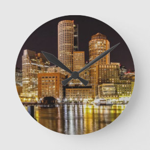 Boston Harbour Round Clock