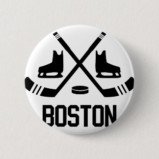 Boston Hockey 6 Cm Round Badge