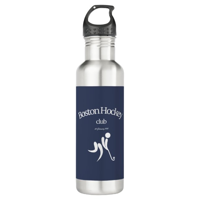 Boston Hockey Club T-Shirt 710 Ml Water Bottle (Front)