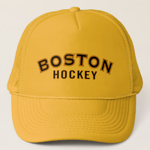 Boston Hockey Gold Trucker Hat