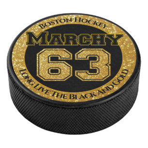 Boston Hockey Marchy 63 Puck