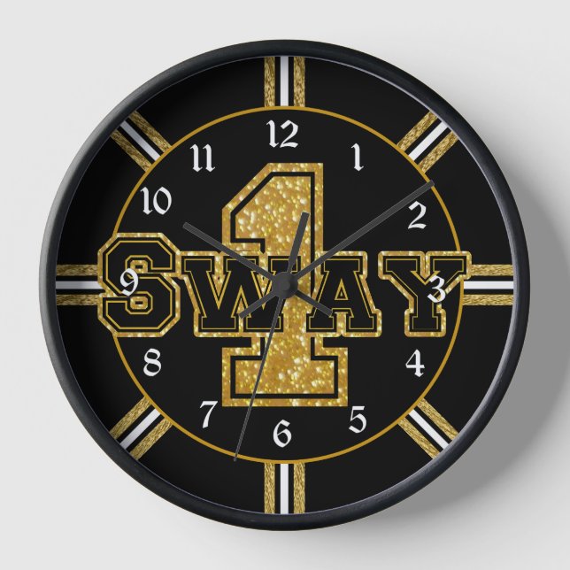 Boston Hockey Sway 1 Clock (Front)