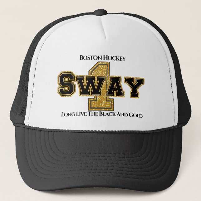 Boston Hockey Sway 1 Trucker Hat (Front)