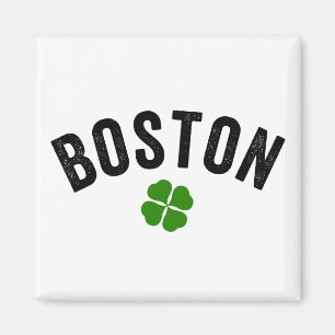 Boston Irish Shamrock Magnet