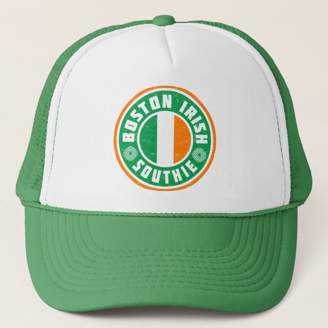 Boston Irish Southie Trucker Hat (Front)