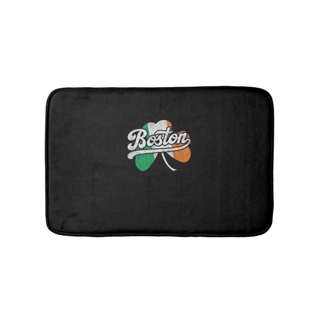 Boston Irish T-Shirt T-Shirt Bath Mat (Front)