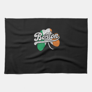 Boston Irish T-Shirt T-Shirt Tea Towel