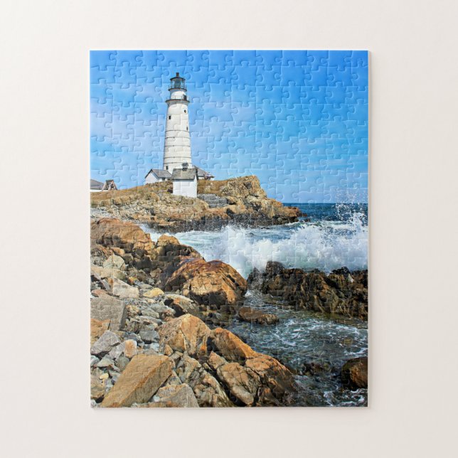 Boston Lighthouse, Massachusetts Jigsaw Puzzle (Vertical)