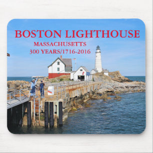 Boston Lighthouse, Massachusetts Mouse Pad