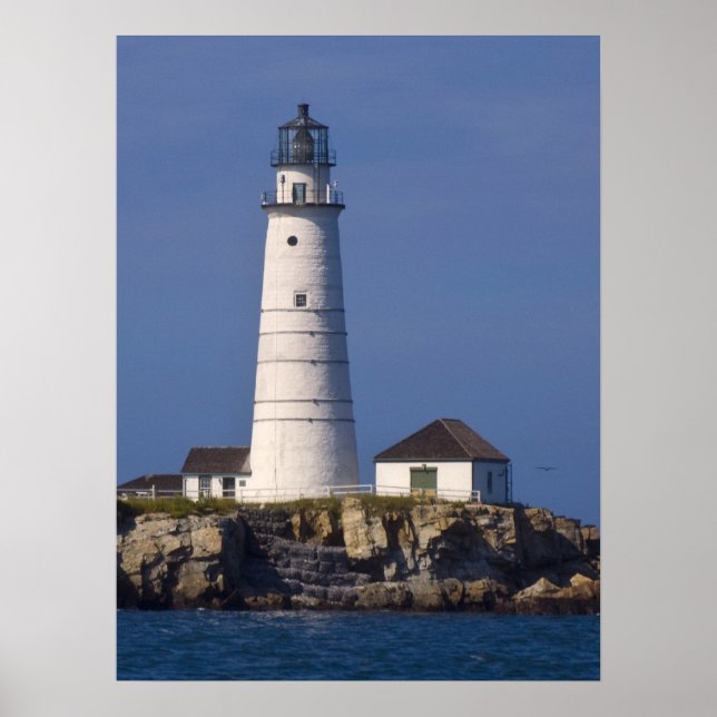 Boston Lighthouse Poster (Front)
