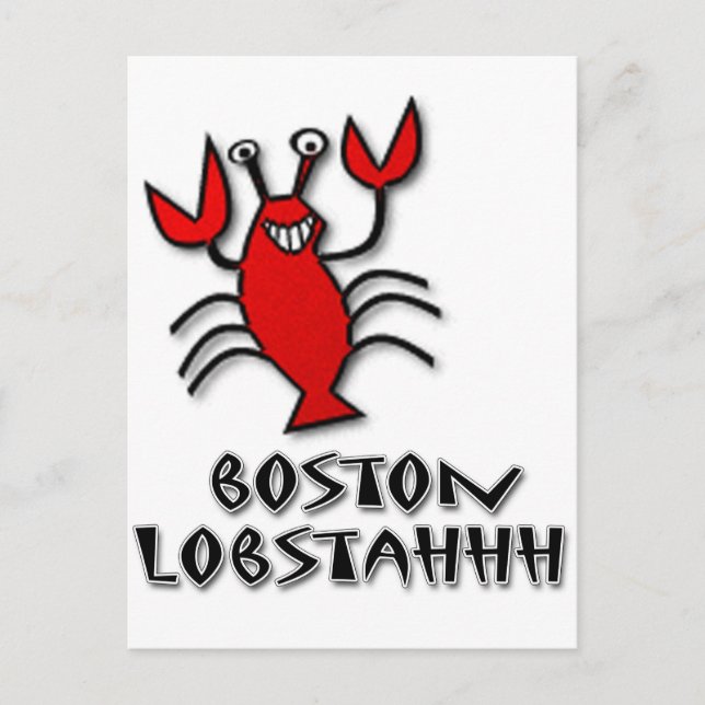 Boston Lobstahhh Postcard (Front)