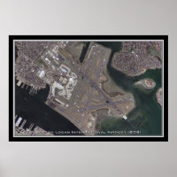 Boston Logan Intl Airport Satellite Map