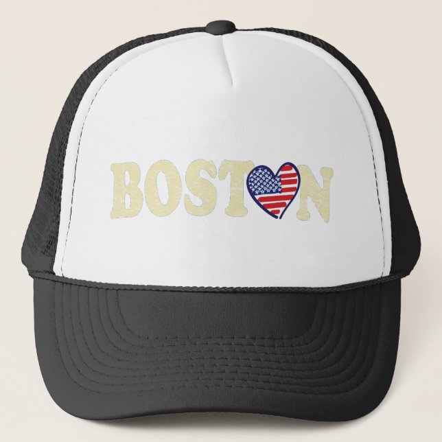 Boston Love Trucker Hat (Front)