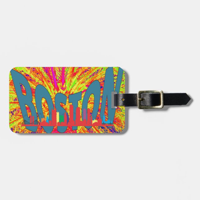 Boston Luggage Tag (Front Horizontal)