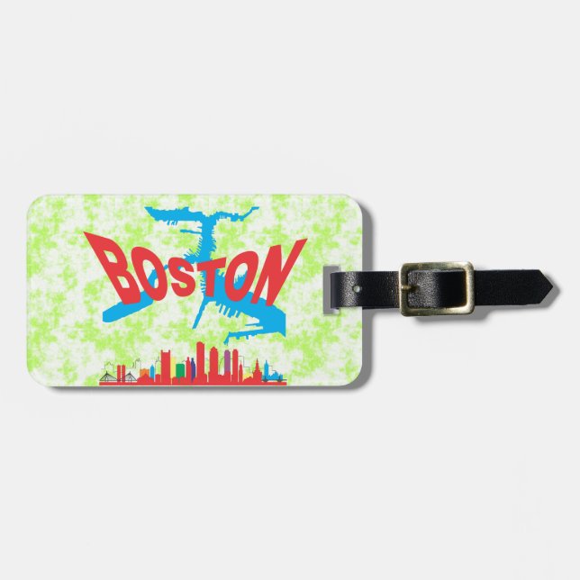 Boston Luggage Tag (Front Horizontal)
