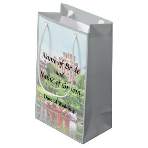 Boston MA - Boston Public Garden Wedding Supplies Small Gift Bag