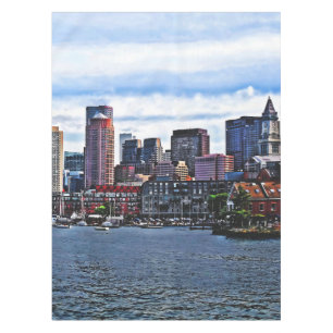 Boston MA - Inner Harbor Tablecloth