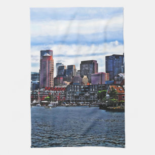 Boston MA - Inner Harbour Tea Towel