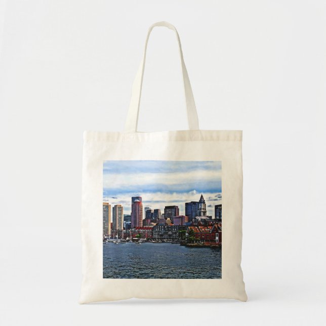 Boston MA - Inner Harbour Tote Bag (Front)
