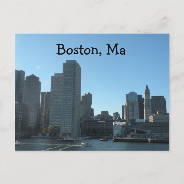 Boston MA Postcard (Front)