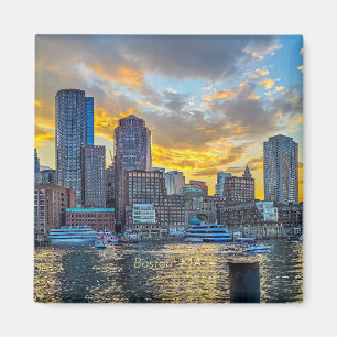 Boston, MA skyline, Magnet