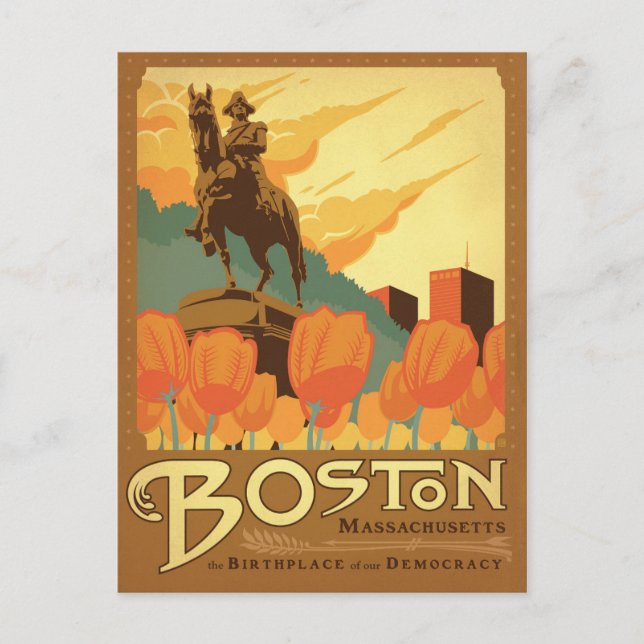 Boston, MA - The Birthplace of our Democracy Postcard (Front)