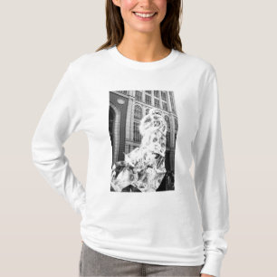 Boston, MA USA, Runner in Foil Boston Marathon T-Shirt