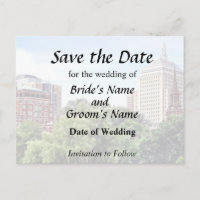 Boston MA - View From Boston Public Garden