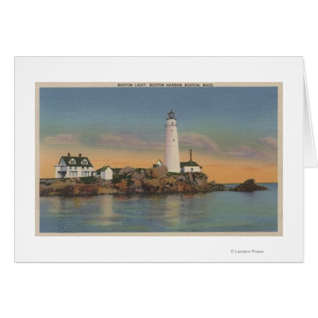 Boston, MABoston Lighthouse at Boston Harbour 2 (Front Horizontal)