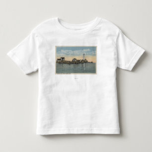 Boston, MABoston Lighthouse at Boston Harbour Toddler T-Shirt