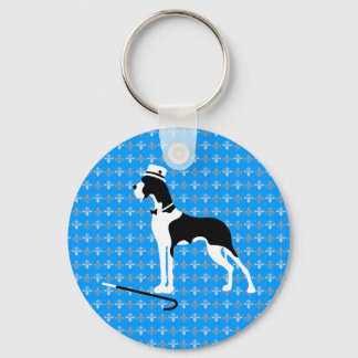 Boston Mantle Great Dane Key Ring
