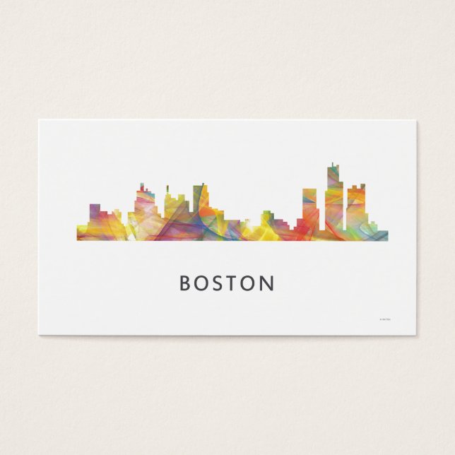 BOSTON MASS. SKYLINE WB1- (Front)