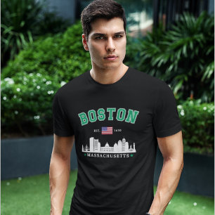 Boston Massachusetts. 1630 Funny Travel T-Shirt