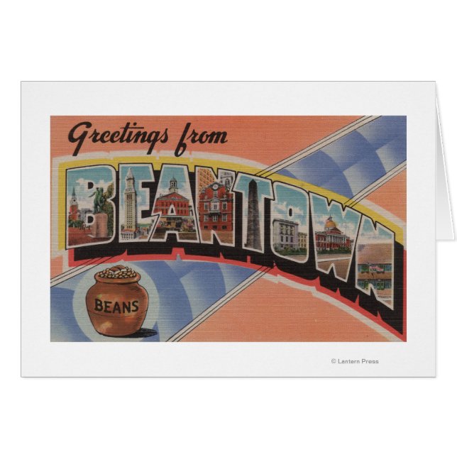 Boston, Massachusetts (Bean Town) (Front Horizontal)