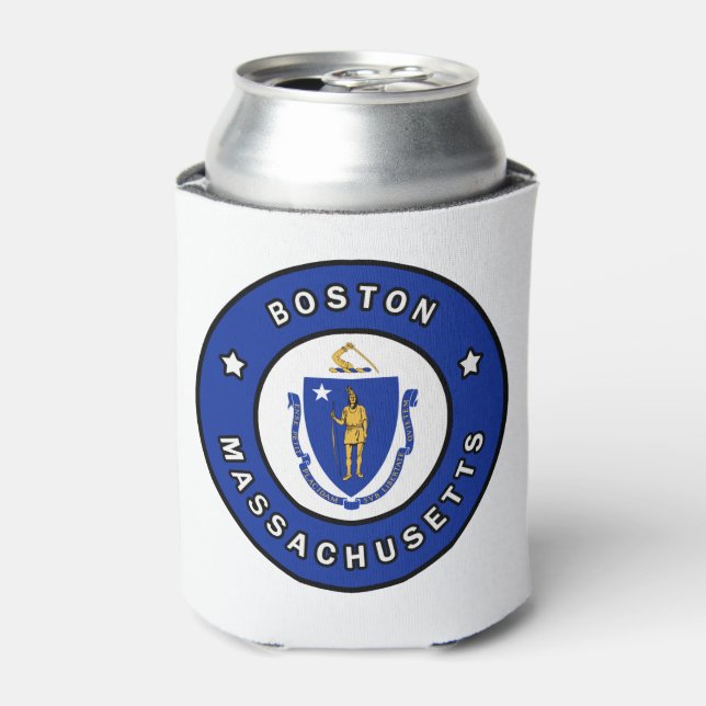 Boston Massachusetts Can Cooler (Can Front)
